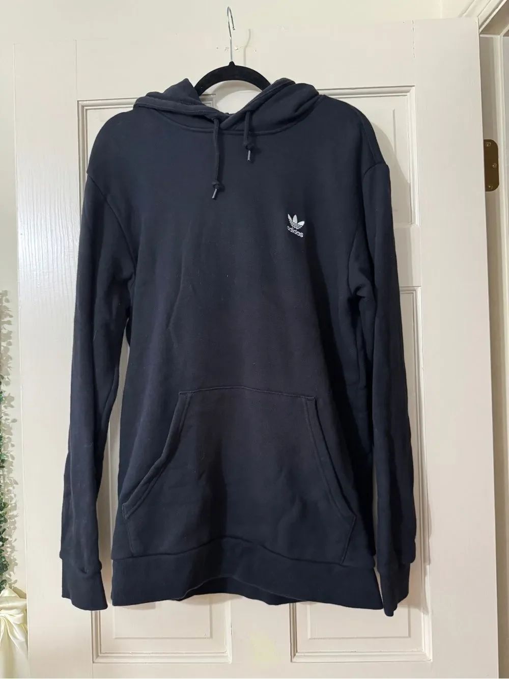 Women’s Adidas Black Hoodie Sweatshirt Sz L